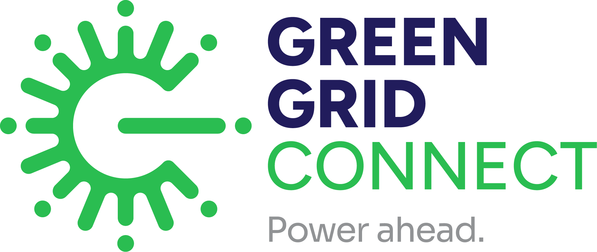 Green Grid Connect Logo with tagline